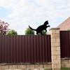 Iron Animal Decorations Plug Metal Animal Garden Stakes Metal Garden Statues
