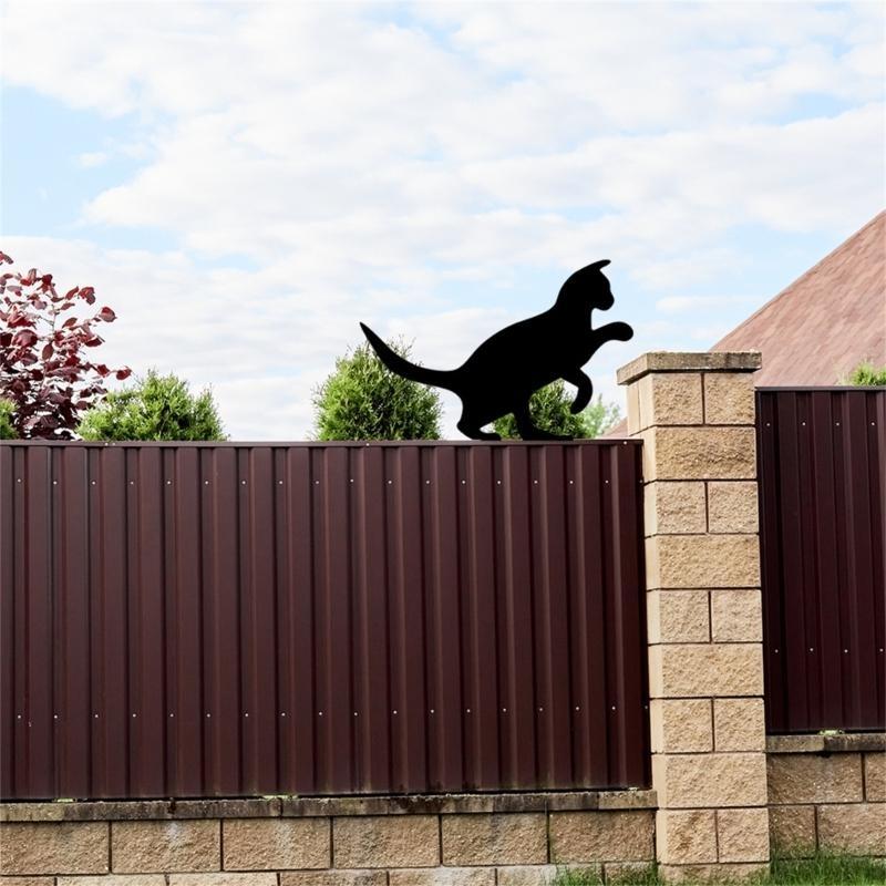 Iron Animal Decorations Plug Metal Animal Garden Stakes Metal Garden Statues