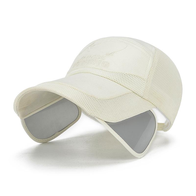 Hat, summer outdoor sun protection visor, casual sports fashion Korean version pull-up brim men's and women's baseball caps