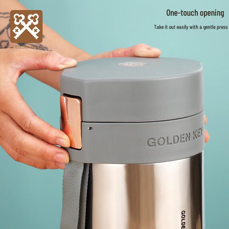 Golden Key 2,2L 3-lagers 304 Rostfritt Stål Vakuumisolerad Matbärare