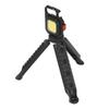 COB Small Flashlights Rechargeable Portable Mini Pocket Lights with Folding Triangle Bracket for