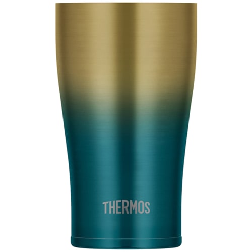 Thermos Vacuum Insulated Tumbler 0.34L Blue Gold JDE-341LTD BLGD Father's Day Gift Beer Men Women Birthday Present