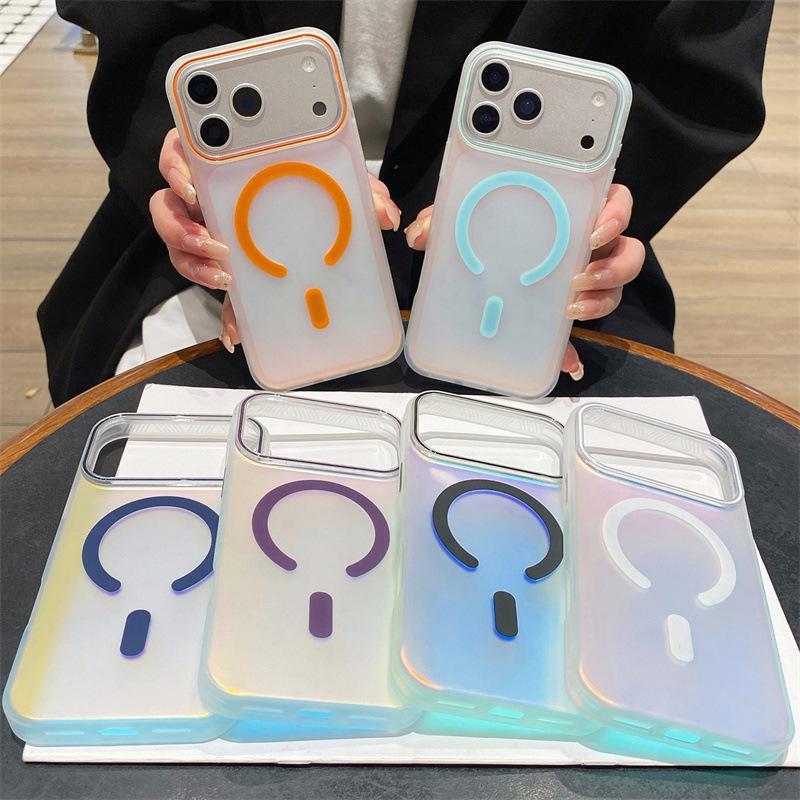 Gradient Laser IMD Phone Case for iPhone 17 Pro Max, Fits Colorful Models 16/15/14/13