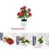 Rose Bouquet Artificial Plant For Home Decor And Wedding Gifts With Realistic Plastic Flowers