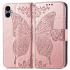 For Samsung Galaxy A06 4G Case PU Leather Wallet Phone Cover Butterfly Pattern