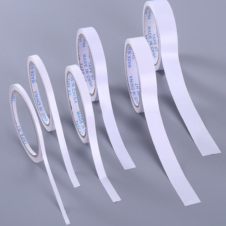 Thin Transparent Double-Sided Tape – 12m, High Viscosity for Office & Crafts