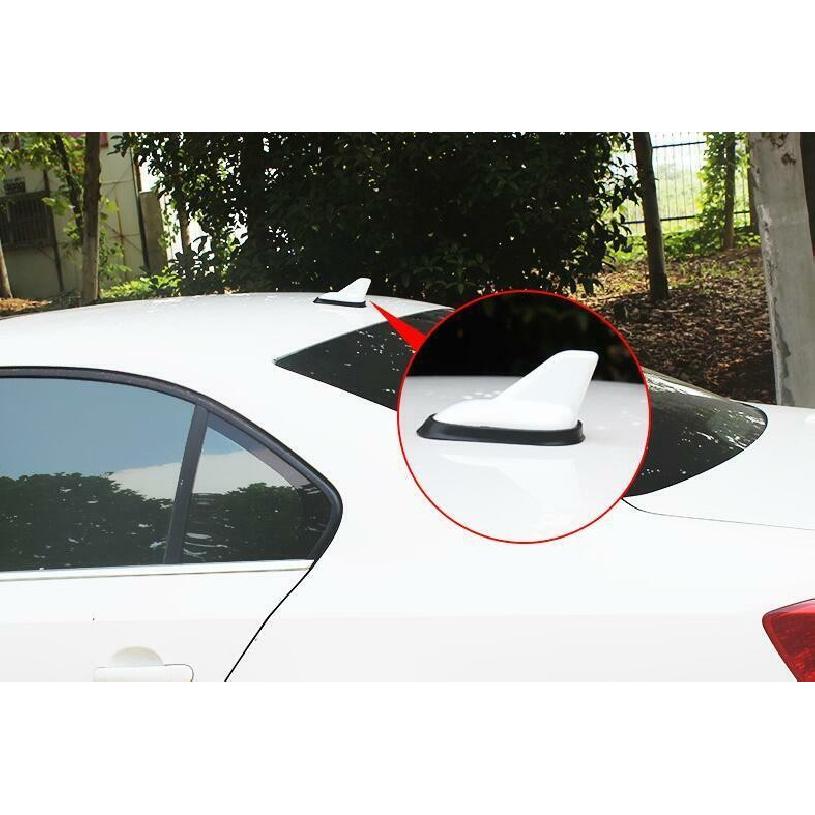 For Volkswagen Jetta 2012-2018 White Car Roof Shark Fin Antenna Aerial Trim 1PCS