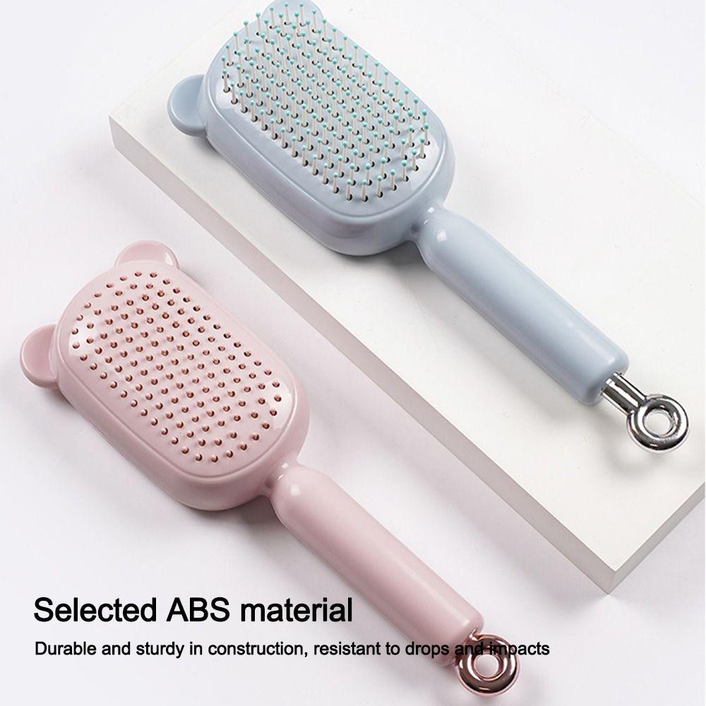 Self Cleaning Magic Retractable Comb Hairdressing Hair Comb Hairdressing Hairstyling Tools