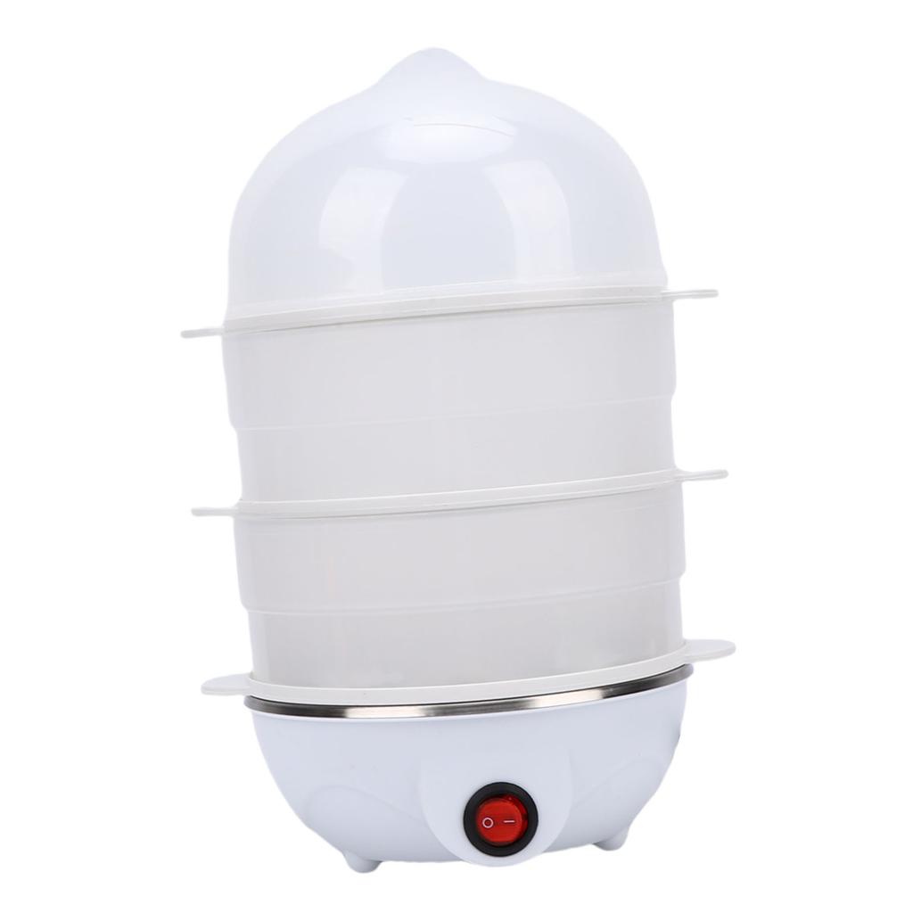 3 Tier Egg Cooker Multifunctional Compact Electric Egg Cooker for Breakfast Hard Boiled Eggs