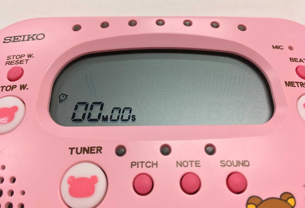SEIKO and Stopwatch Rilakkuma Cherry Pink STH100RKC Metronome, Tuner,