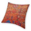 Heritage Moroccan Berber Square Pillowcase Polyester Linen Velvet Creative Zip Decor Throw Pillow Case Sofa Seater Cushion Cover