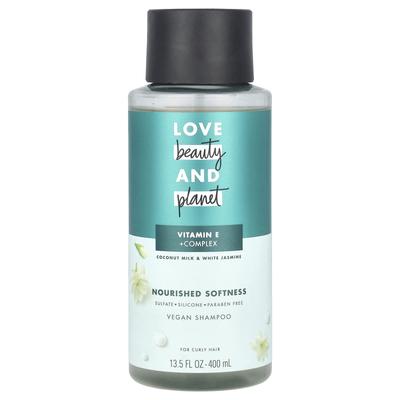 Shampoo vegano, per capelli ricci, latte di cocco e gelsomino bianco, 13,5 fl oz (400 ml)