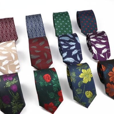 Luxus-Krawatten für Männer, Hochzeit, Business-Anzug, Krawatte, rot, blau, gelb, Blumenmuster, Krawattenzubehör