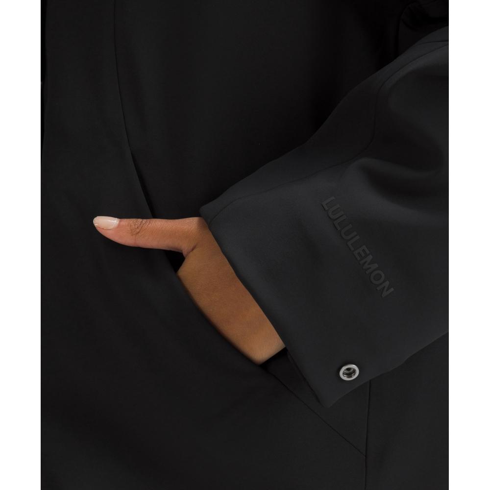 Lululemon Repelshell Cinch Back Rain Jacket Black