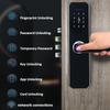 Waterproof Tuya WiFi Smart Door Lock for Bedroom, Apartment, and Rental House Entrances.