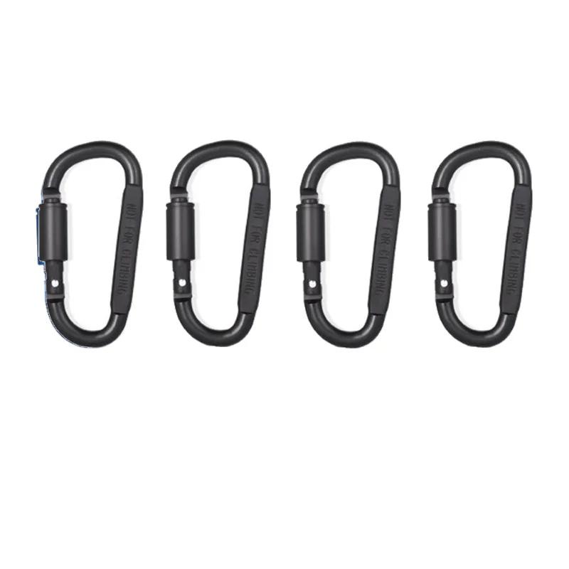 4-6Pcs Carabiner Set For Key Camping Survival Edc Outdoor Keychain Clip  Alloy Aluminum Tactical Caribiner Hook Karabiners