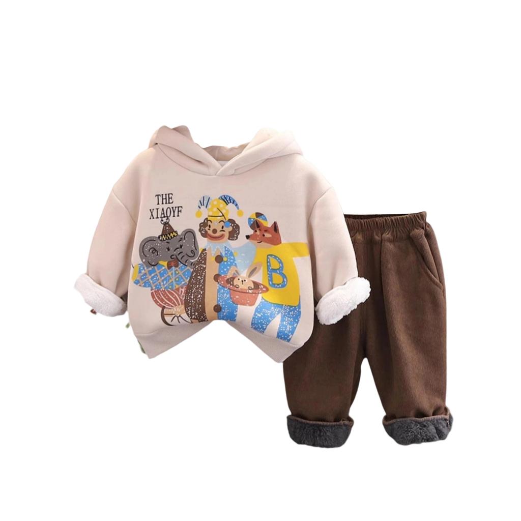 Παιδικό Καθημερινό Σετ Μακρυμάνικης Μπλούζας και Παντελονιού, Άνετα Καθημερινά Ρούχα