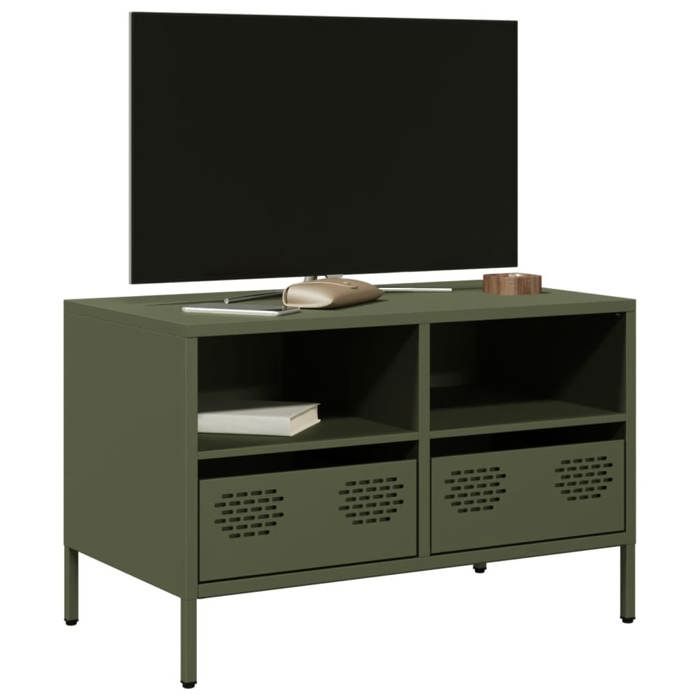 VidaXL TV Cabinet Olive Green 68x39x43.5 Cm Cold-rolled Steel 851320