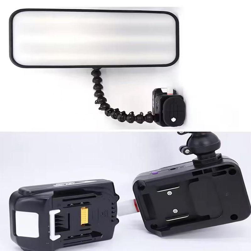 3-color Adjustable Car Dent PDR Light Suction Cup LED Unpainted Dent Repair Tool 52cm Dent Reflector Light