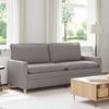 Sofa Taupe 196 x 81 x 87.5 cm Fabric