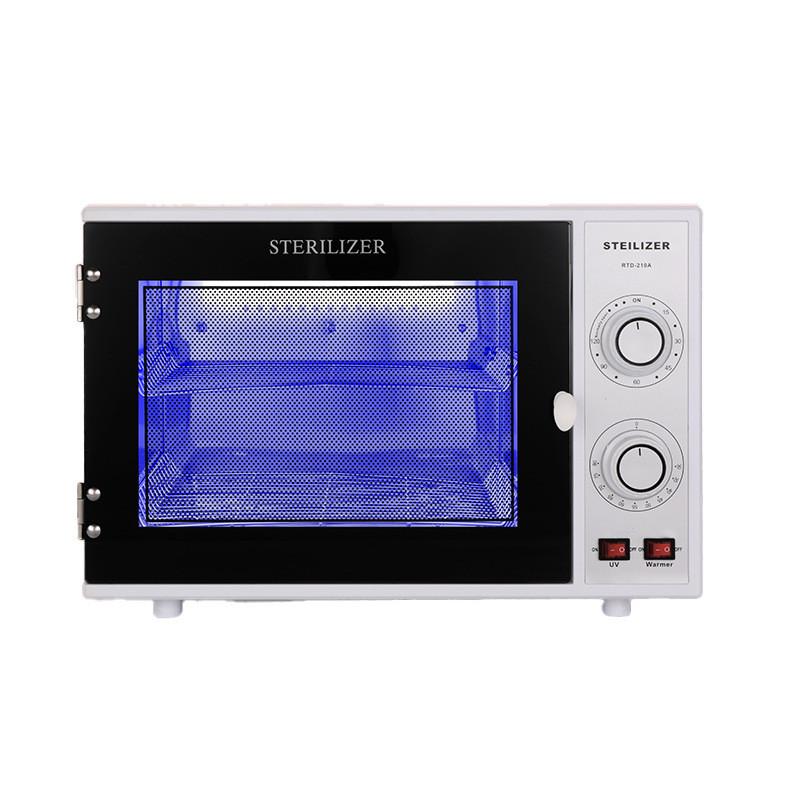 Multifunction Ultraviolet Heating Disinfection Cabinet Beauty Salon Wet Towels Heating Cabinet Small Hair Salon Tool Sterilizer