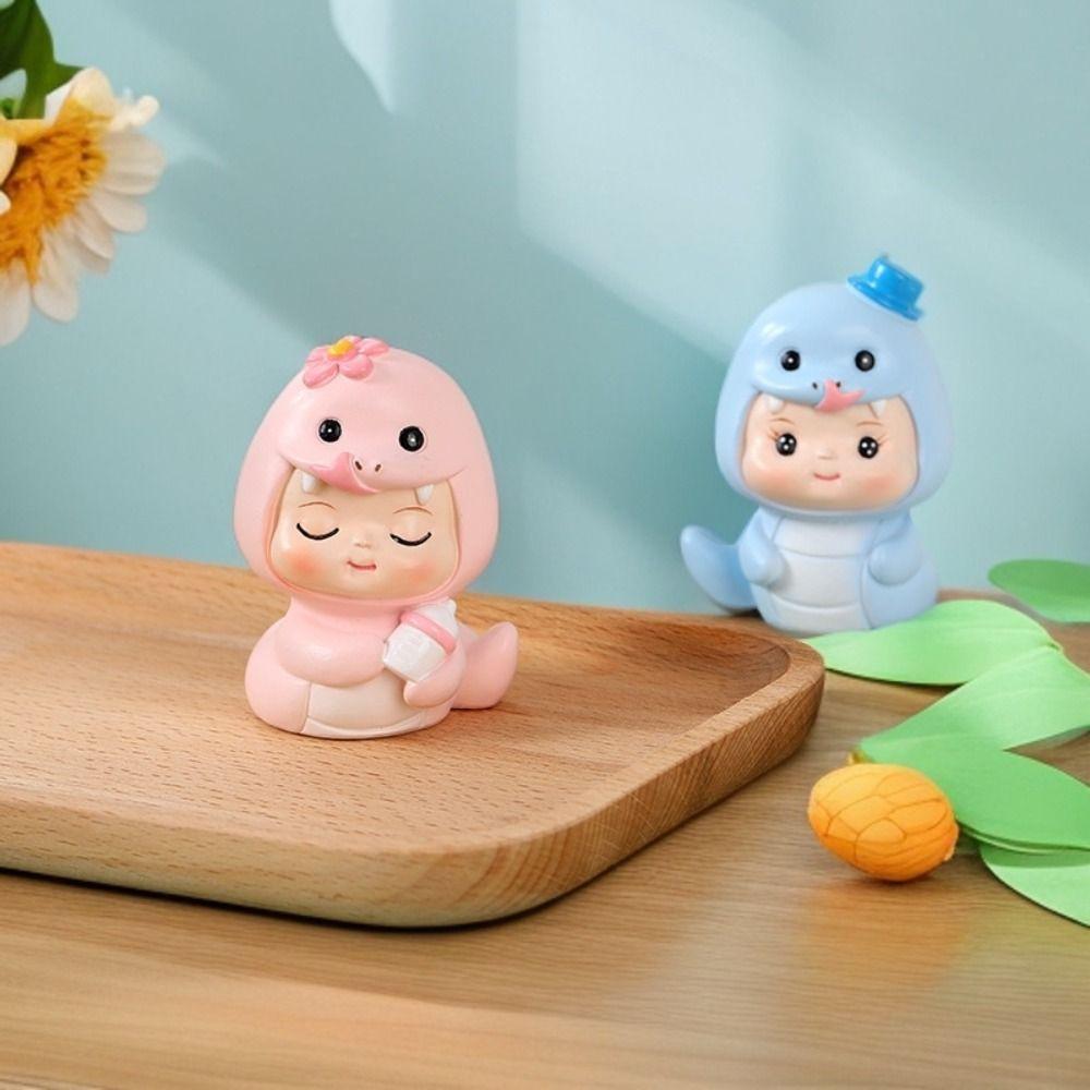 Traditional Lucky Snake Baby Ornament Cute Small Snake Figurine  New Year Decoration Gifts