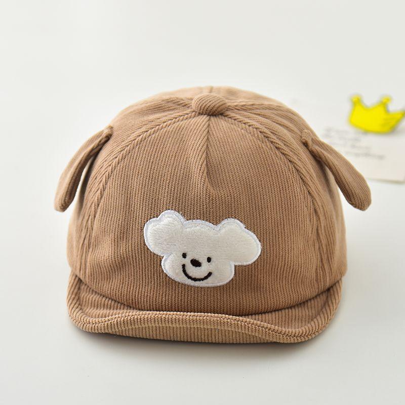 Kids Corduroy Beret Hat Autumn Winter Boys Stylish Girls Personalized Newsboy Cap Baby Duckbill Hat Warm Fashionable