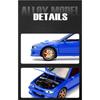 1/32 Subaru Impreza WRX STI Alloy Sports Car Model Diecasts Metal Racing Vehicles Car Model Simulation Sound Light Kids Toy Gift
