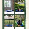 Flying Swing 300KG Weight Capacity Flying Saucer Round Tree Swing Play Set 900D Oxford with Adjustable Ropes for Kids and Adults