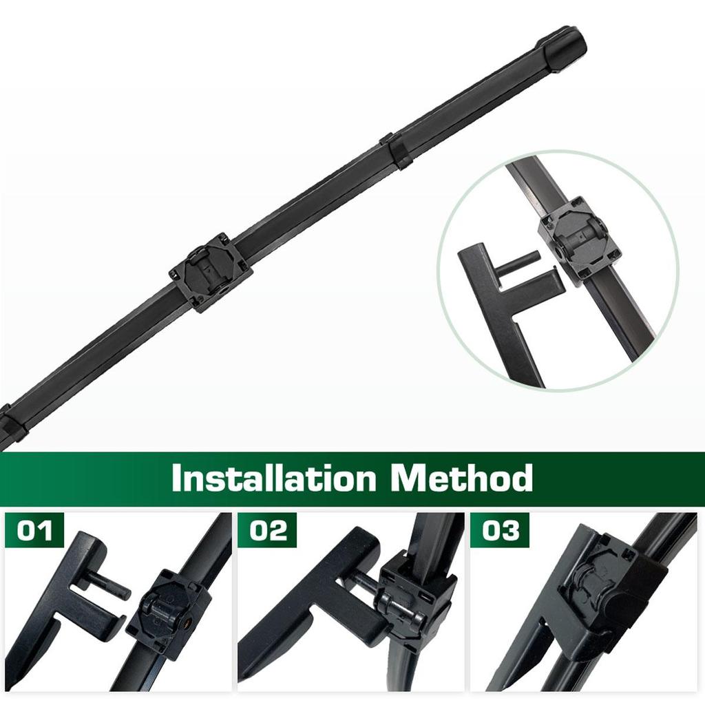 Pro BMW řady 3 E90 E91 2005-2009 2006 2007 2008 Stěrač Přední stěrače Čelní sklo Okno Kartáč 24"+19"