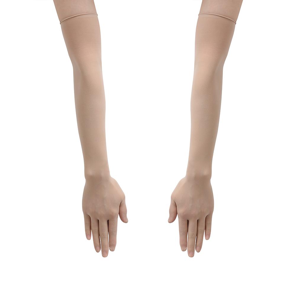 Protection Mesh Opera Prom Transparent Gloves Long Sheer Seamless Mitten Finger Pantyhose Gloves