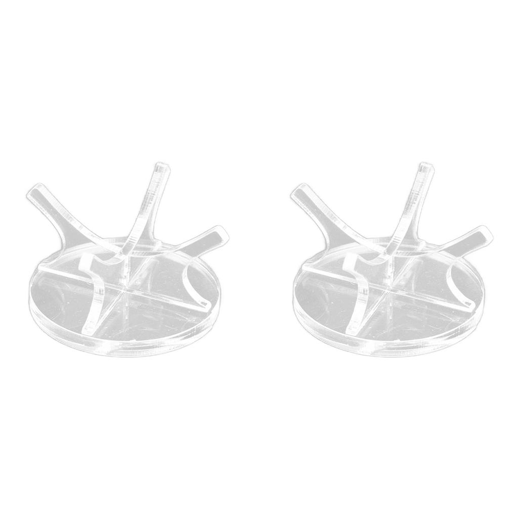 2Pcs Golf Ball Rack High Stability Strong Firmness Simple Baseball Display StandTransparent 2