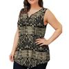Damenmode, lässig, lockerer Druck, Hosenträger, Strand-Sommerkleid, lockeres ärmelloses Kleid