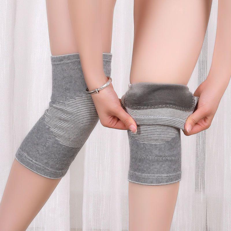 Winter Cold-Resistant Knee & Leg Warmers Fleece-Lined Anti-Slip Unisex for Middle-Aged and Elderly