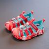 Children's sports sandals summer boys anti-collision bag head sandals non-slip breathable mesh wading river beach shoes