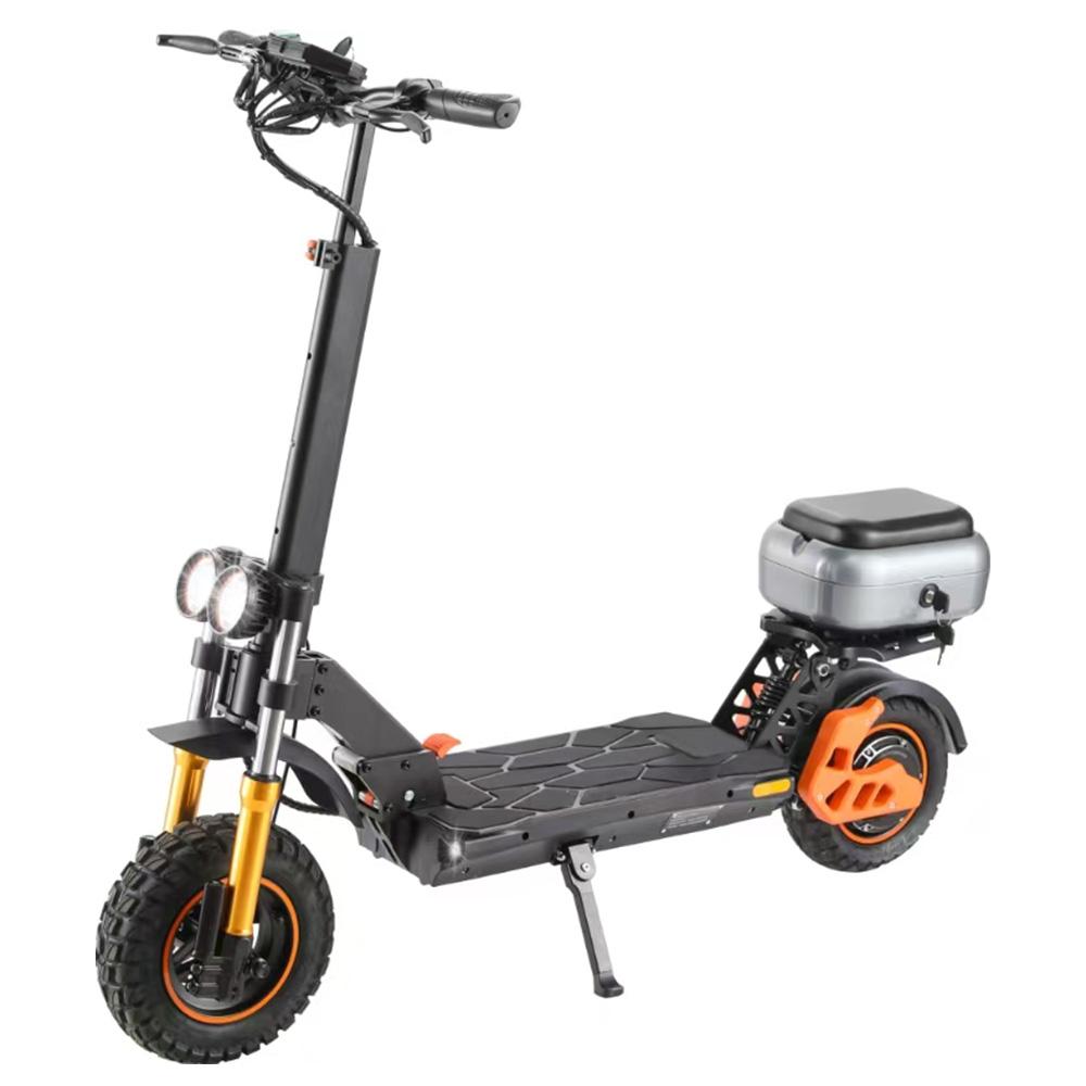 TWOFISH V5 MAX Electric Scooter with Seat, 800W Motor, 48V 18Ah Battery, Front 11 Inch & Rear 10 Inch Tires