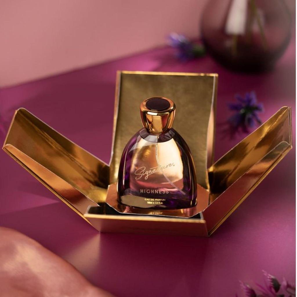 Signature Royal - Highness Eau de Parfum - 100ML | Long Lasting Fragrance for Women | Floral Amber Scent | Luxurious Everyday Wear Perfume