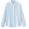 Semir Women's Oversized Faux Linen Long-Sleeve Shirt