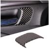 Carbon Fiber Driver Interior Handle Sticker Trim For Honda Pilot 2016-