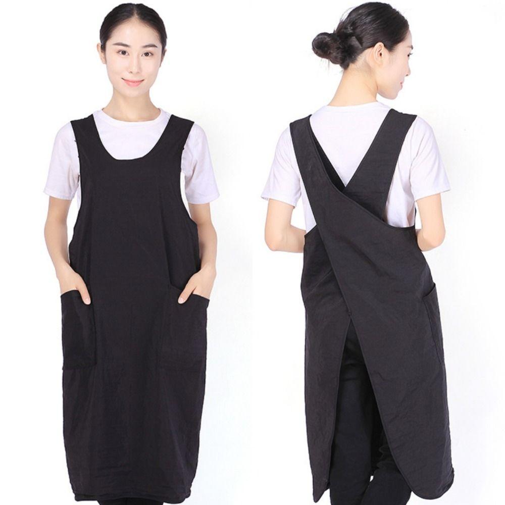 Soft Hair Salon Uniforms Professional Hair Cutting Gown Barber Shop Work Clothes  Hairstylist