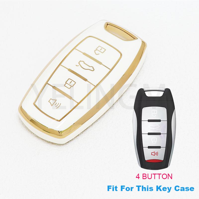 Husă TPU cu 4 Butoane pentru Cheie Auto pentru Great Wall Haval Jolion 2022 F5 F7 F7X F7H H2S GMW Dargo H6 H7 H4 H9 Carcasă Fob Accesorii