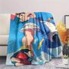 Pokémon Cartoon pattern Flannel Blanket, High quality Comfortable for All Seasons, Home Decor, Warmth and Comfort, Perfect for Gifts.