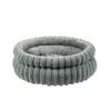 New Detachable Round Pet Bed Thick Warm Waterproof Dog Cat Nest All Season Small Medium Dog House with Removable Cushion