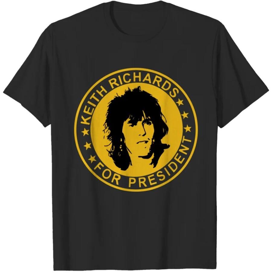Keith Richards For President Shirt Keith Richards Shirt Unisex Gift Unisex T-Shirt M