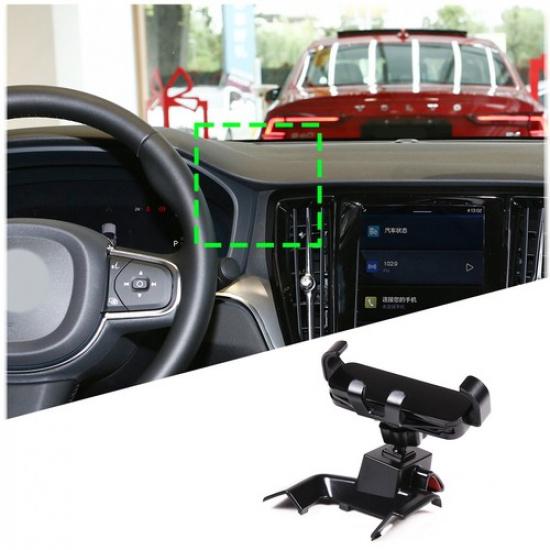 Dashboard Center Car Phone Holder Mount Stand Clip For Volvo S60-V60 -23