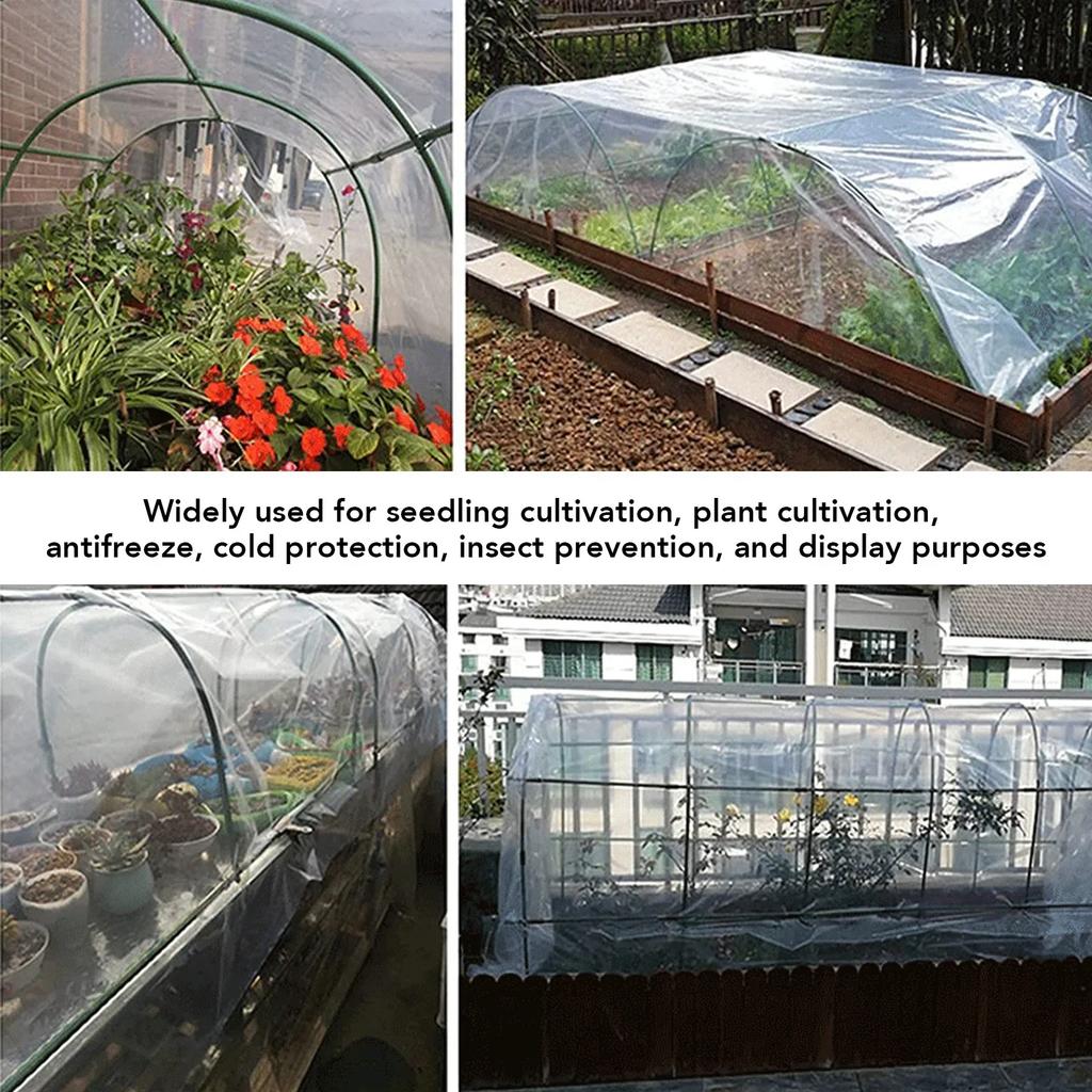 Clear Garden Greenhouse Film Transparent Antifreeze Greenhouse Polyethylene Film For Garden Plant Outdoor 2x6m/2x10m