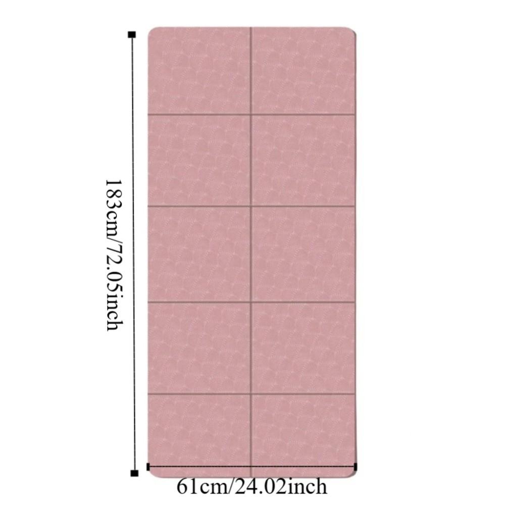 Multifunctional Foldable Yoga Mat Non-slip Fitness Cushion Foldable Pilates Mat  Beginner Workout