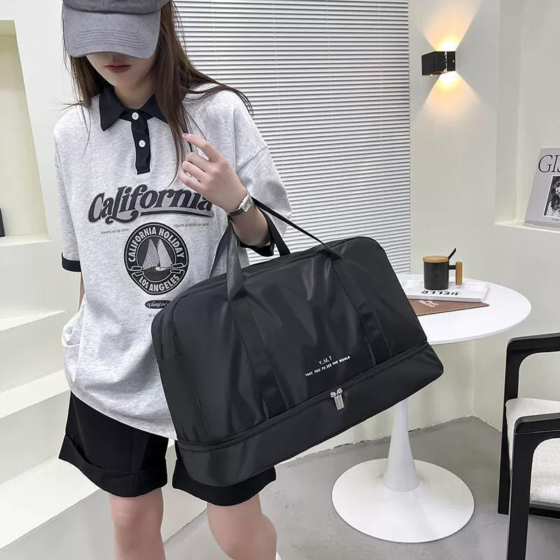 Borsa a mano da donna in nylon, borse da viaggio da donna, borsa tote, borsa da viaggio da uomo, borsa a spalla casual da donna alla moda