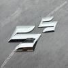 Full Set 3Pcs Silver Car Emblem Badge for Suzuki Swift Vitara  Hood Trunk Steering Wheel Logo Universal Auto Stickers Decals