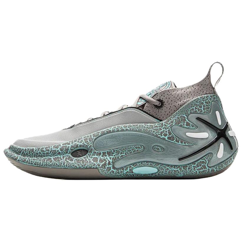 

Li Ning Way Of Wade 11 Низкие Повседневные Кроссовки Мужские Зелено-Серые ABAU049-20 43
